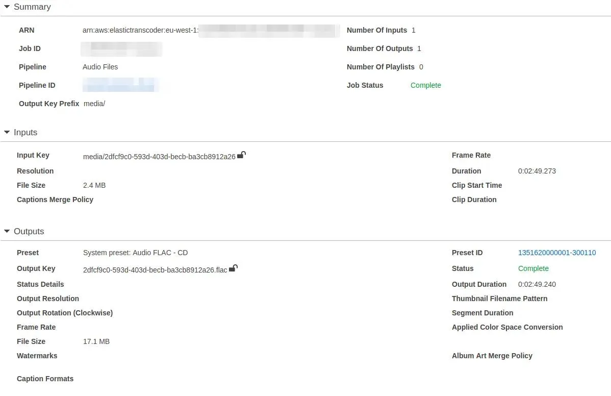 Job details
