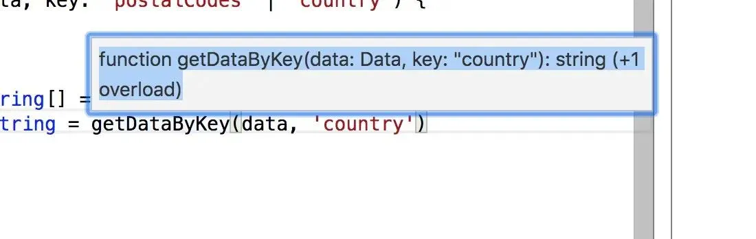 Overloaded function on hover